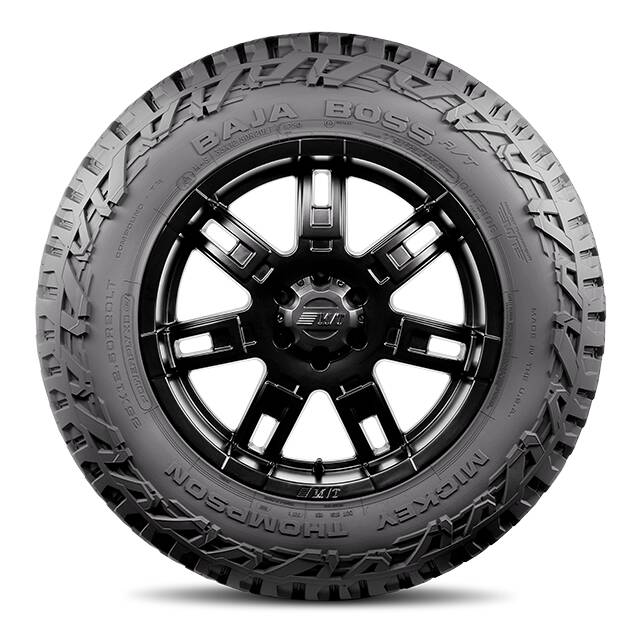 pneumatico marca mickey thompson tires modello baja boss at vista frontale