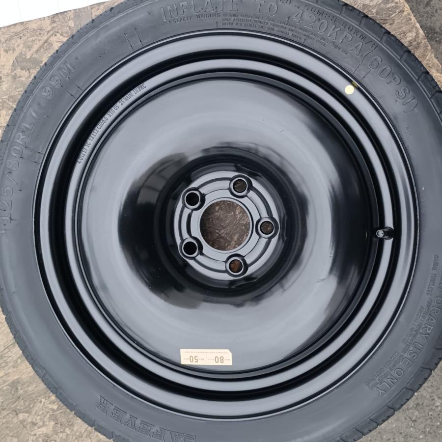 ruotino in ferro Mercedes 125/80R17