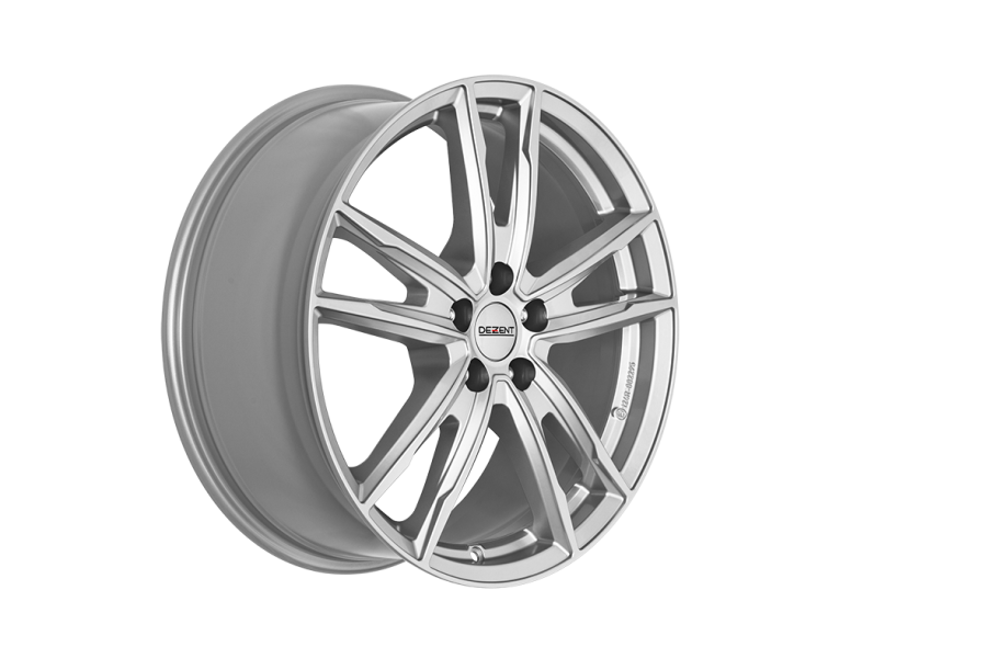 dezent kf silver detail01 cerchi in lega modello dezent kg silver vista laterale