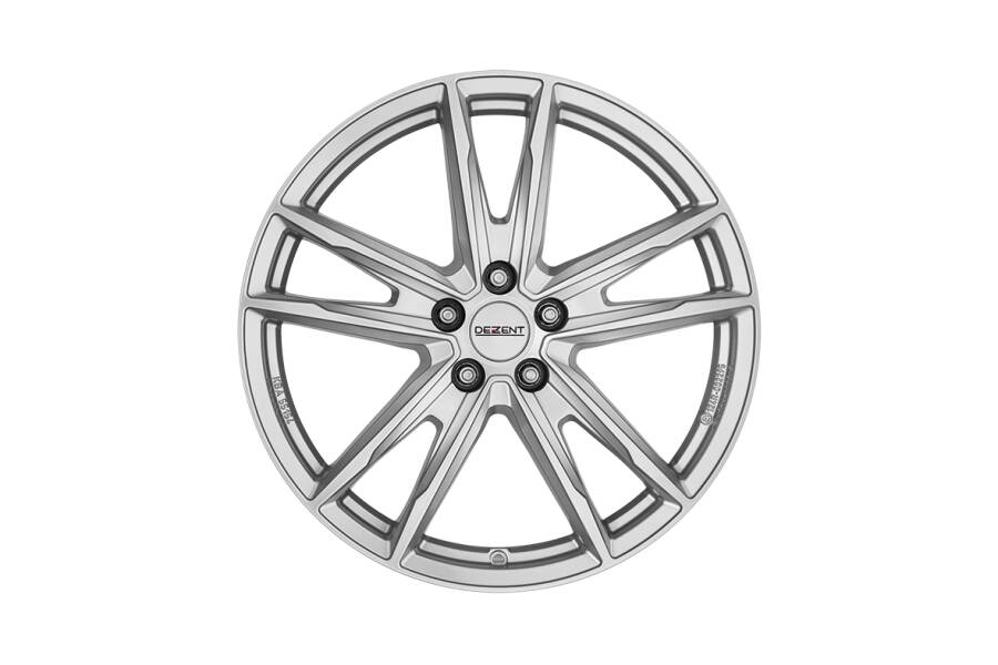 cerchi in lega modello dezent kg silver vista frontale