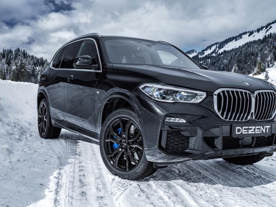 dezent tv black bmw x5 winterpic01 cerchi dezent TV black su auto bmw x5