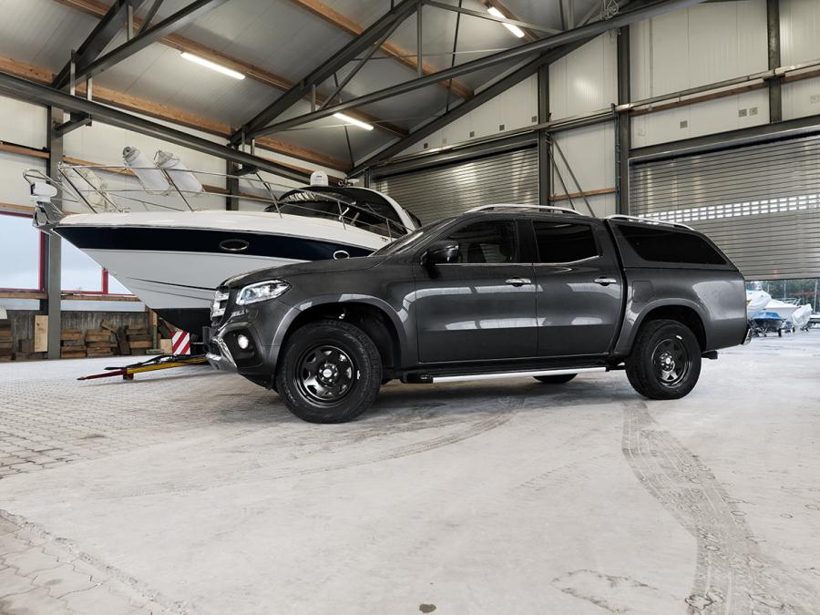 dotz 4x4 dakar dark mercedesxclass imagepic02 cerchi in ferro dotz 4x4 dakar dark mercedes x class