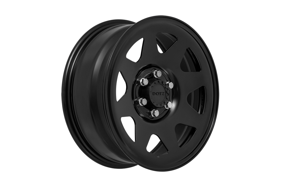 cerchi in ferro marca dotz 4x4 modello Dakar HD black laterale