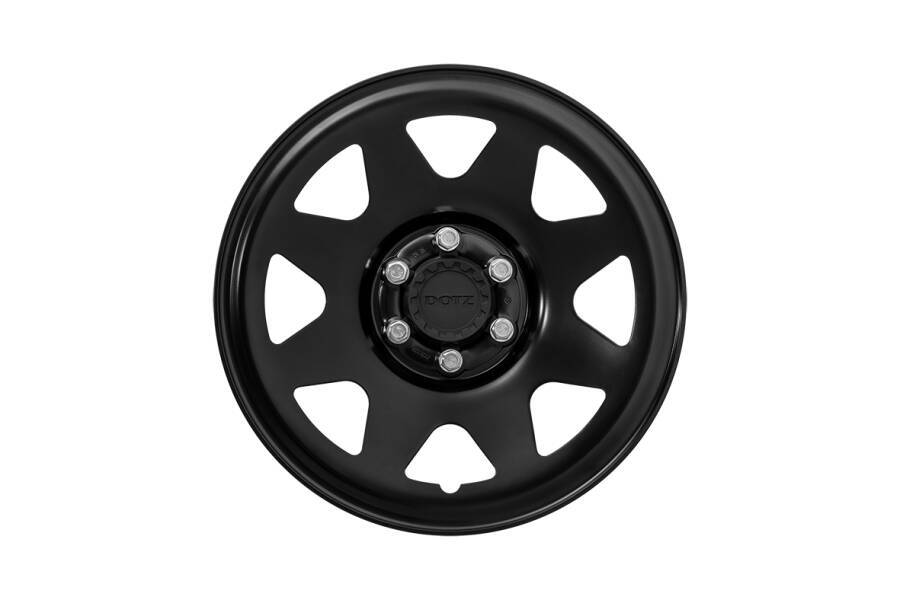 Cerchio in lega DOTZ 4x4 modello Dakar HD Black vista frontale