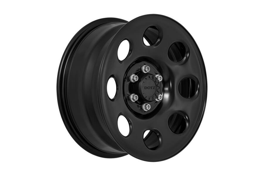 cerchi in ferro marca dotz 4x4 modello outland black laterale