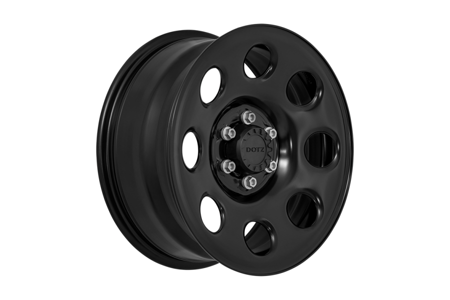 cerchi in ferro marca dotz 4x4 modello outland black laterale