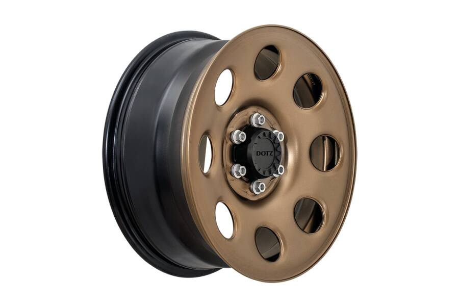 cerchi in ferro marca dotz 4x4 modello outland bronze