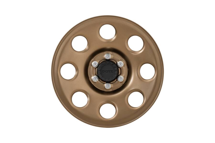 Cerchio in lega DOTZ 4x4 modello Outland Bronze vista frontale