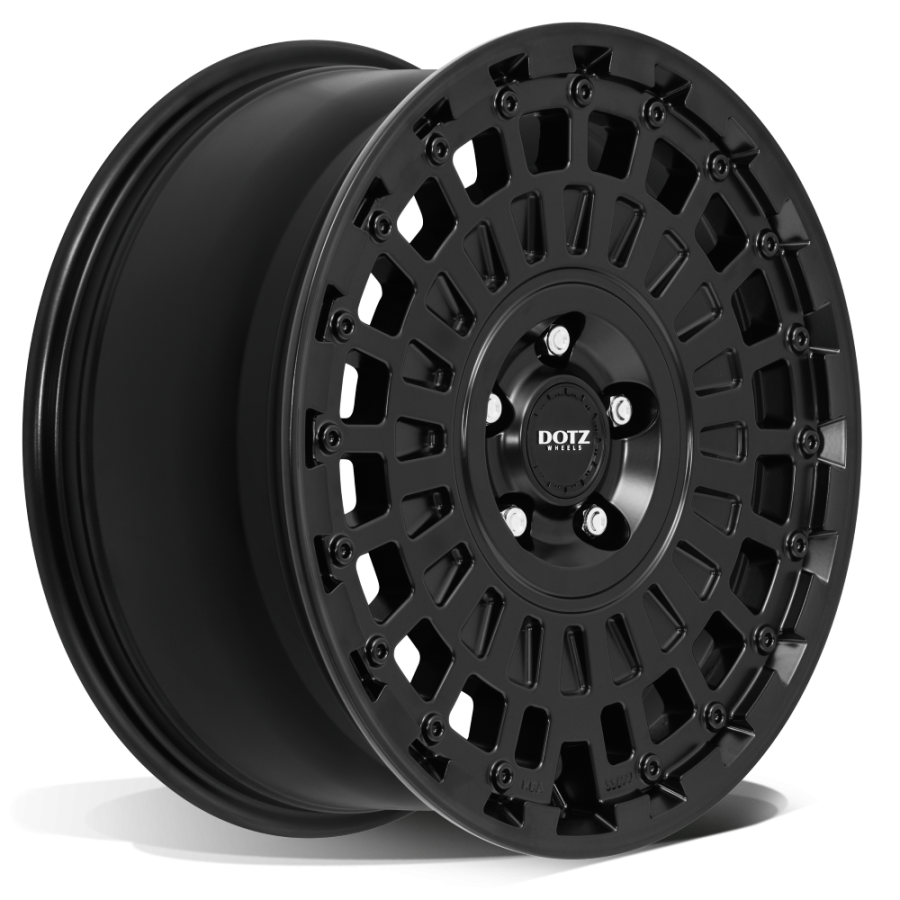 dotz 4x4 talara black detail01 shadow Cerchio in lega DOTZ 4x4 modello Talara Black vista laterale