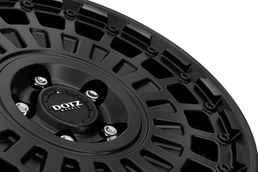 dotz 4x4 talara black detail03 Cerchi in lega DOTZ SONOMA Dark immagine laterale 1