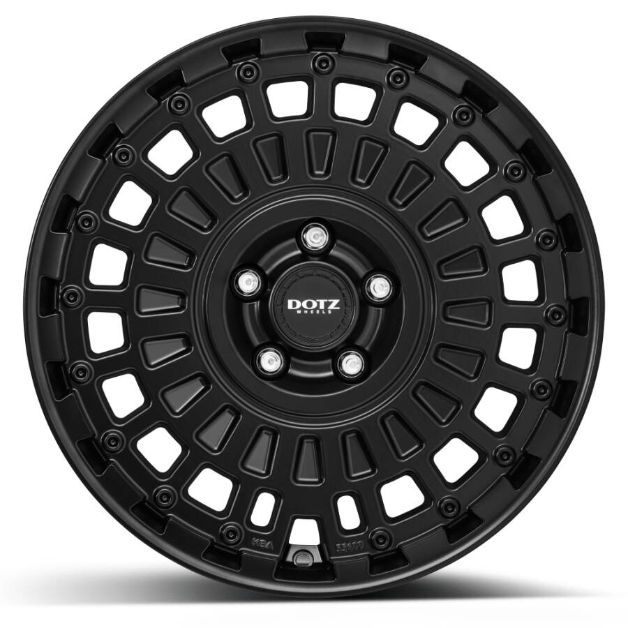 Cerchio in lega DOTZ 4x4 modello Talara Black vista frontale