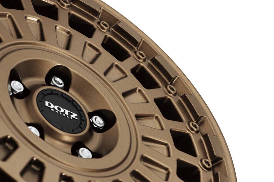 Cerchi in lega dotz 4x4 talara bronze dettaglio