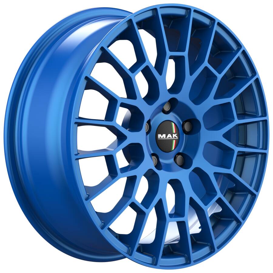 Immagine frontale cerchi in lega MAK modello APX colorazione pop collection