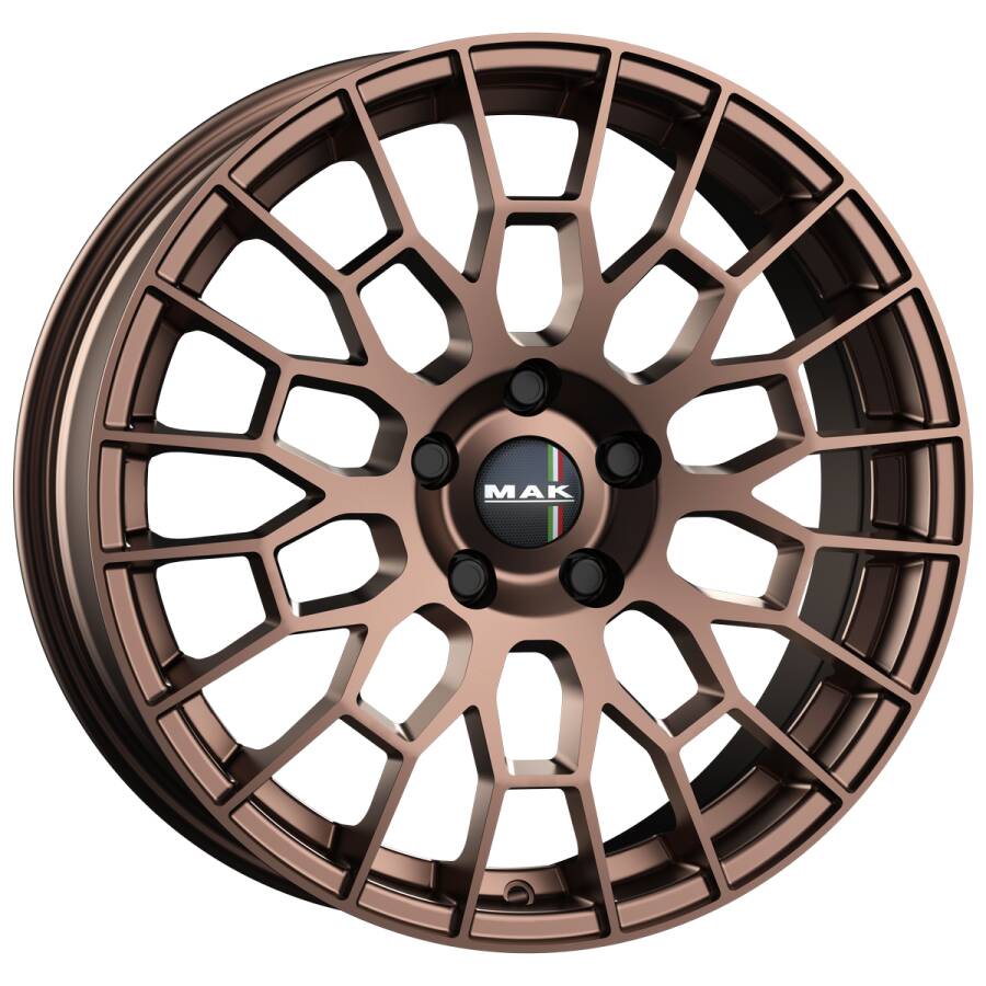Immagine laterale cerchi in lega MAK modello APX colorazione matt bronze