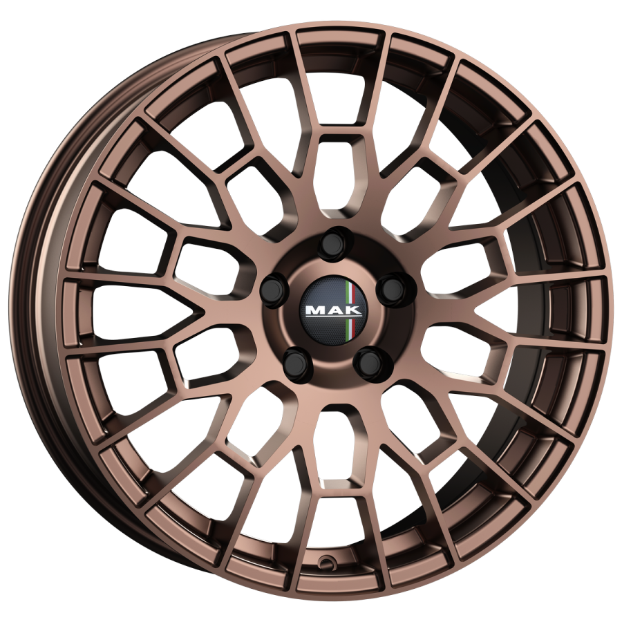Immagine laterale cerchi in lega MAK modello APX colorazione matt bronze