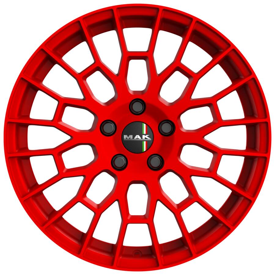 Immagine frontale cerchi in lega MAK modello APX colorazione pop collection