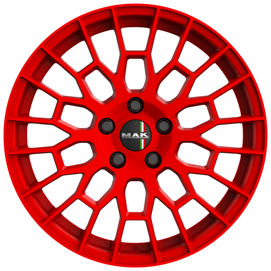 Immagine frontale cerchi in lega MAK modello APX colorazione pop collection