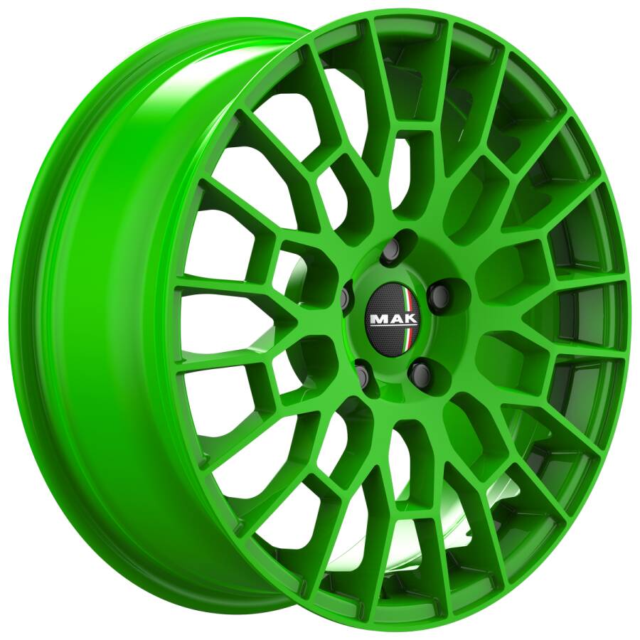 Immagine laterale cerchi in lega MAK modello apx colorazione pop collection 