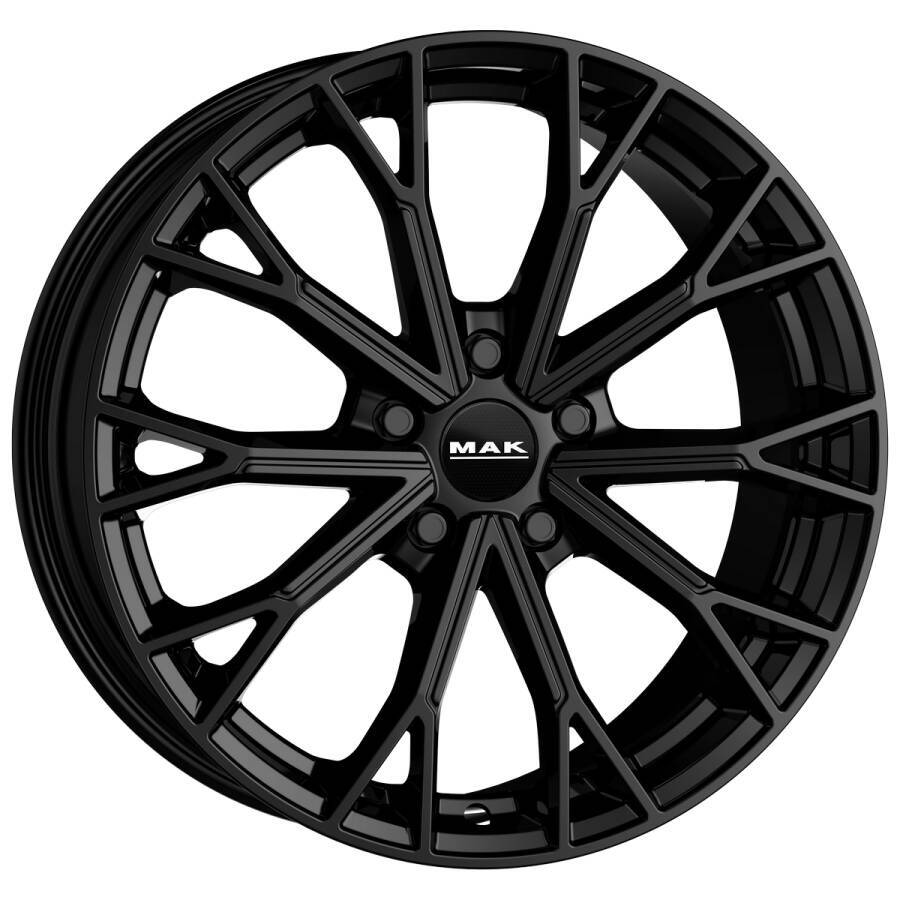 Cerchi in lega MAK modello Asphalt black visione laterale