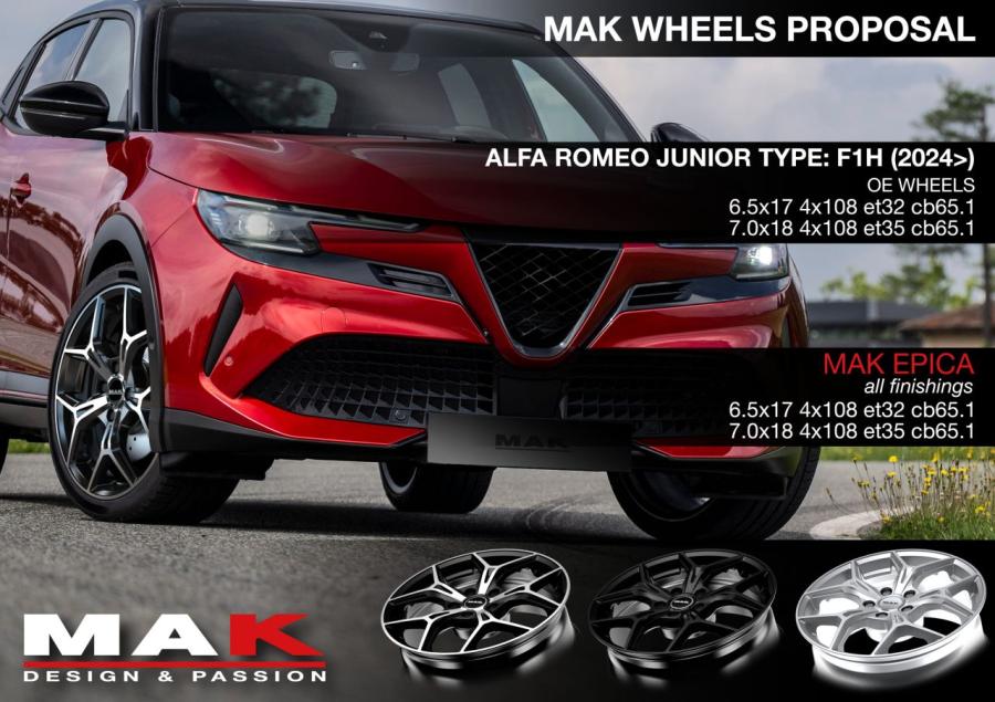 cerchi mak epica alfa rome junior imm 1 cerchi mak epica alfa romeo junior imm 1