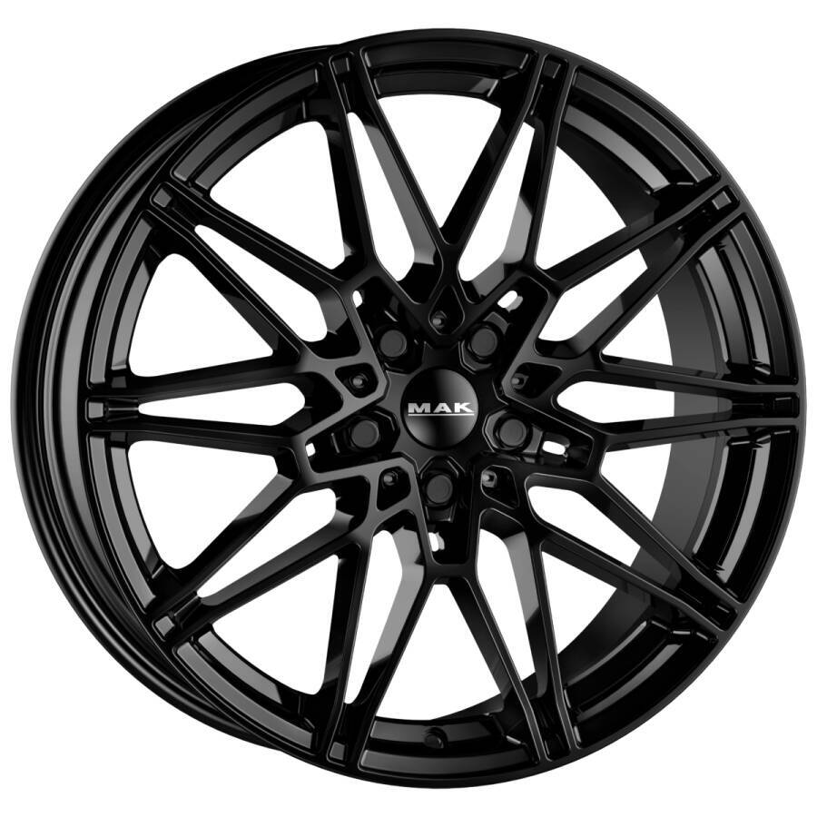 cerchi in lega MAK konig colore gloss black vista anteriore