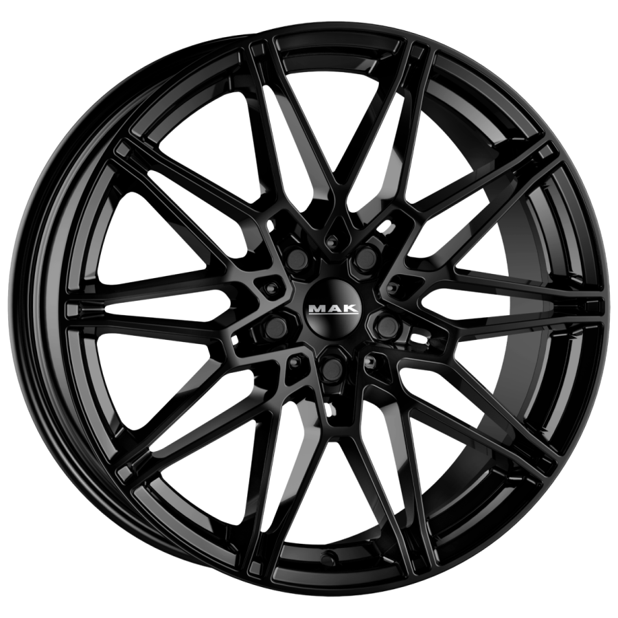 cerchi in lega MAK konig colore gloss black vista anteriore