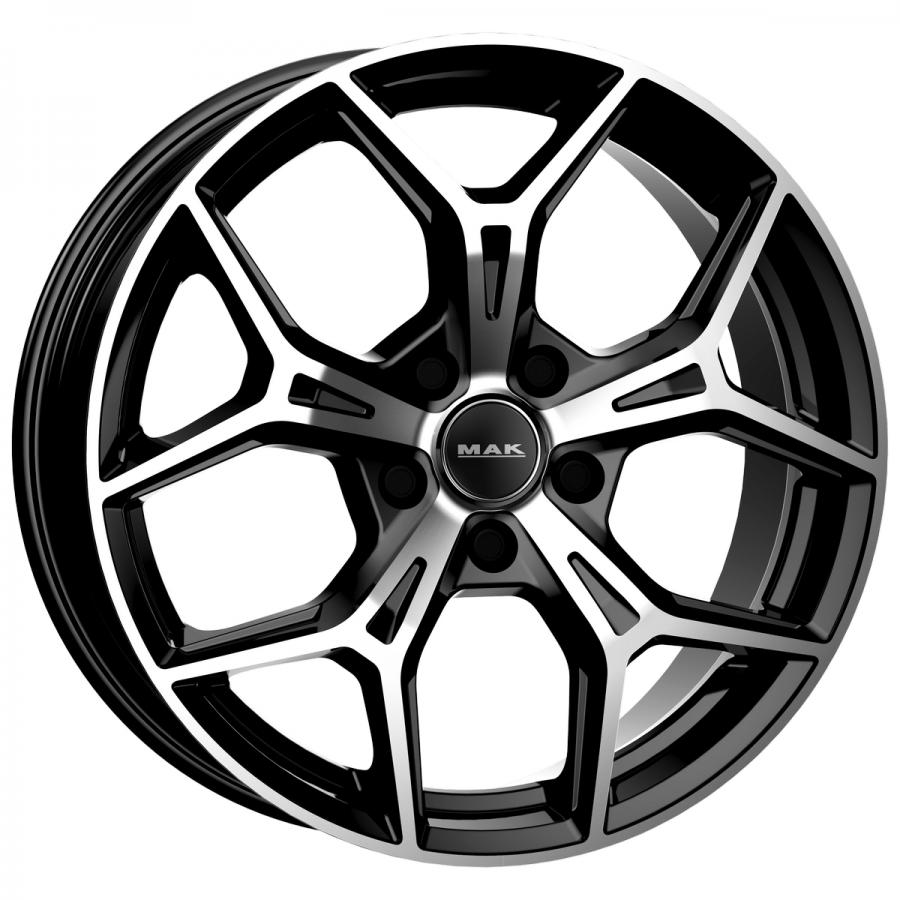 CERCHI IN LEGA MAK modello Epica colore black-mirror
