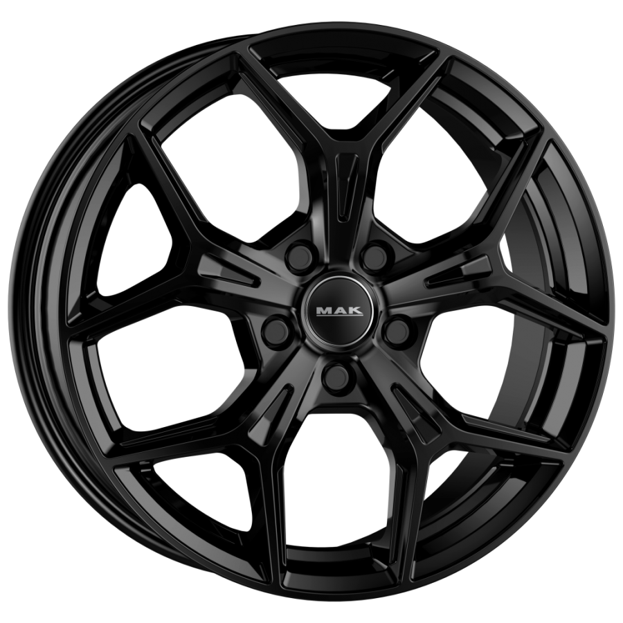 Immagine laterale cerchi in lega MAK modello epica colorazione gloss black