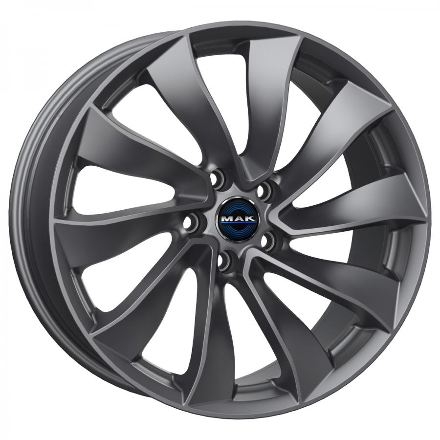 CERCHI IN LEGA MAK modello Solar colore gloss-gun-metallic
