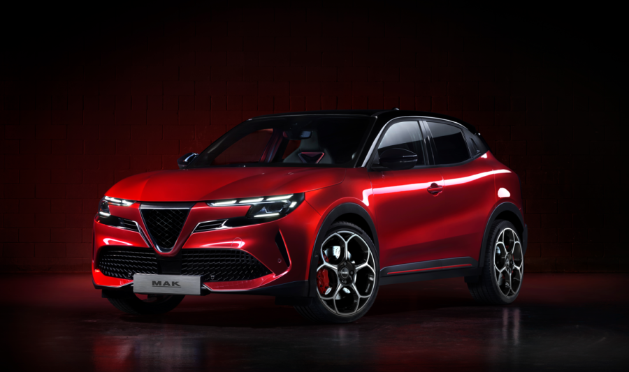 Cerchi in lega MAK modello Monza su auto Alfa Romeo Junior