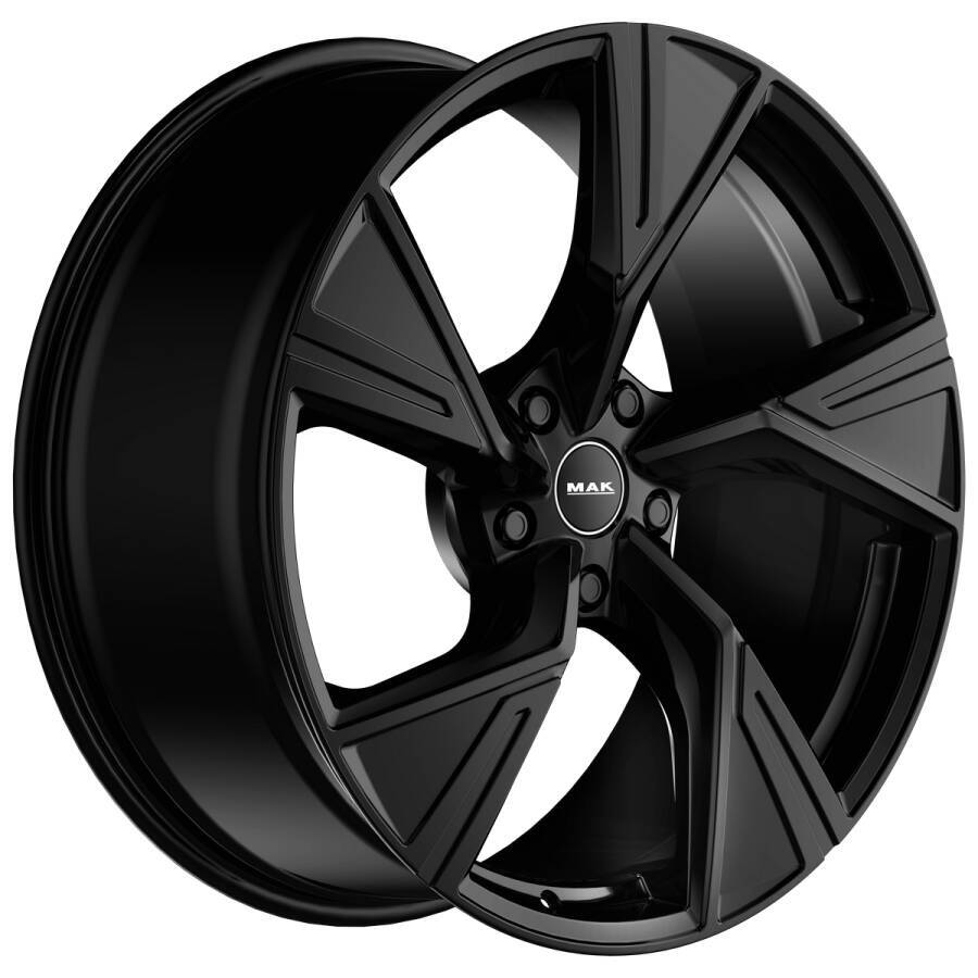 Immagine laterale cerchi in lega MAK modello Stark colorazione gloss black