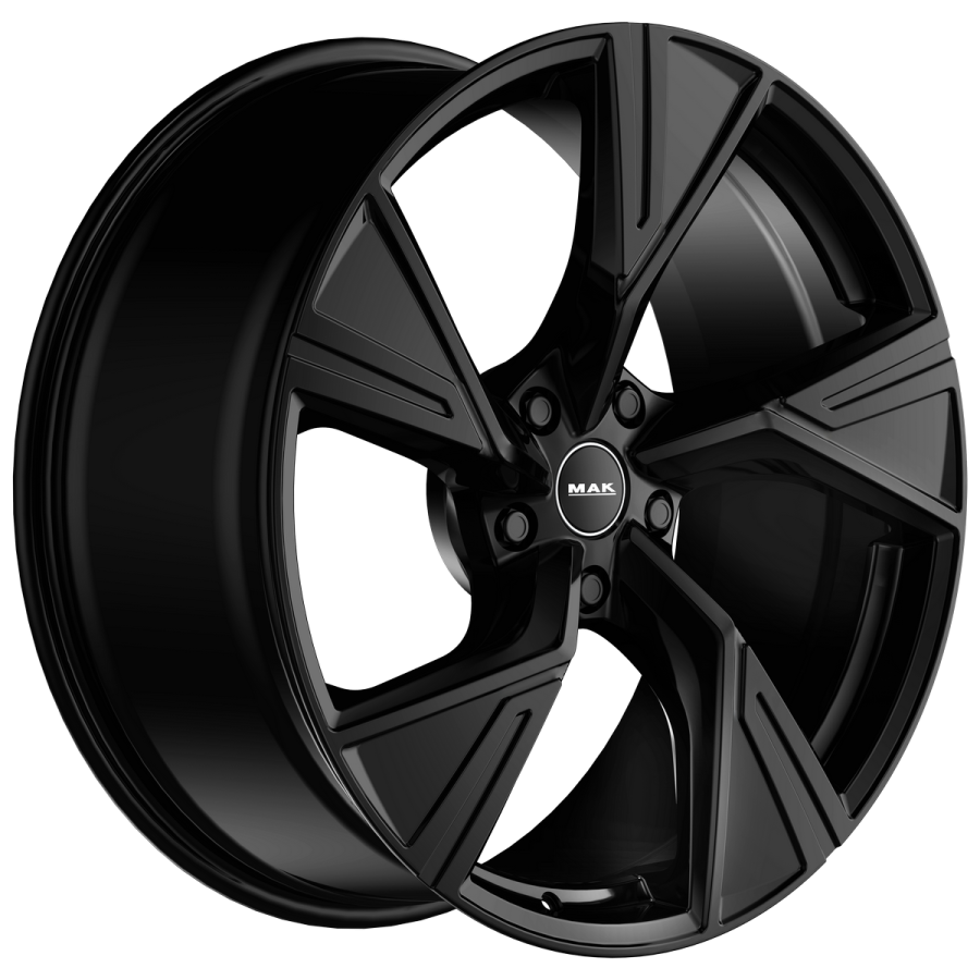 Immagine laterale cerchi in lega MAK modello Stark colorazione gloss black
