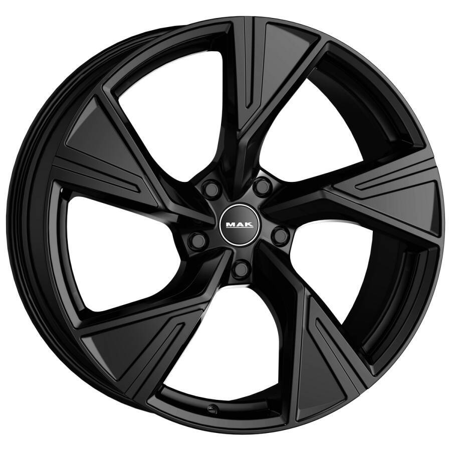 Cerchi in lega MAK modello Stark black visione laterale