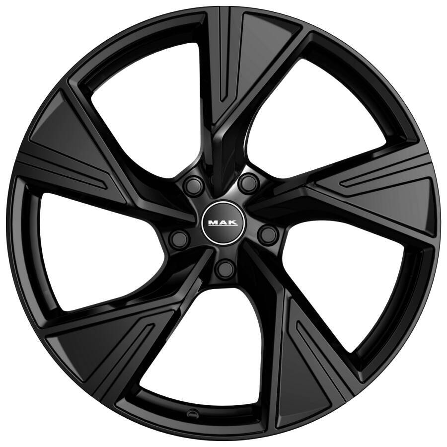 Immagine frontale cerchi in lega MAK modello Stark colorazione gloss black