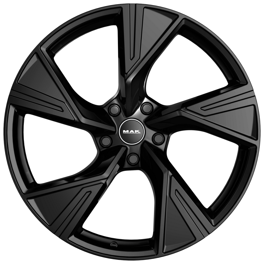 Immagine frontale cerchi in lega MAK modello Stark colorazione gloss black