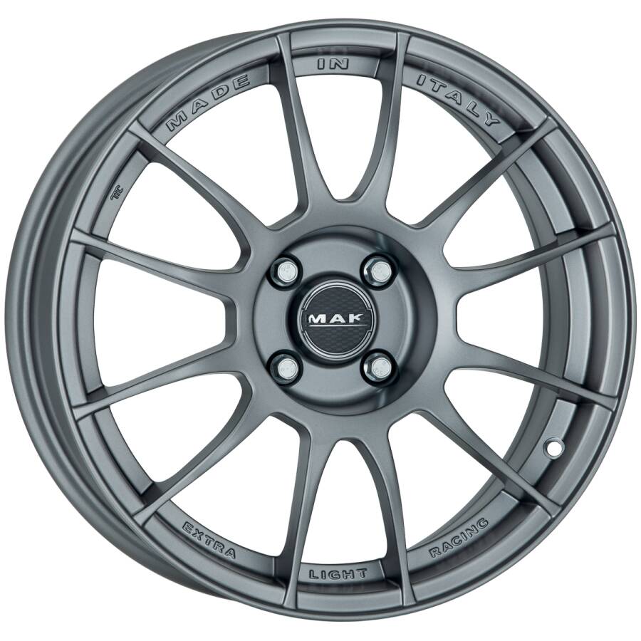 Immagine laterale cerchi in lega MAK modello XLR colorazione matt graphite