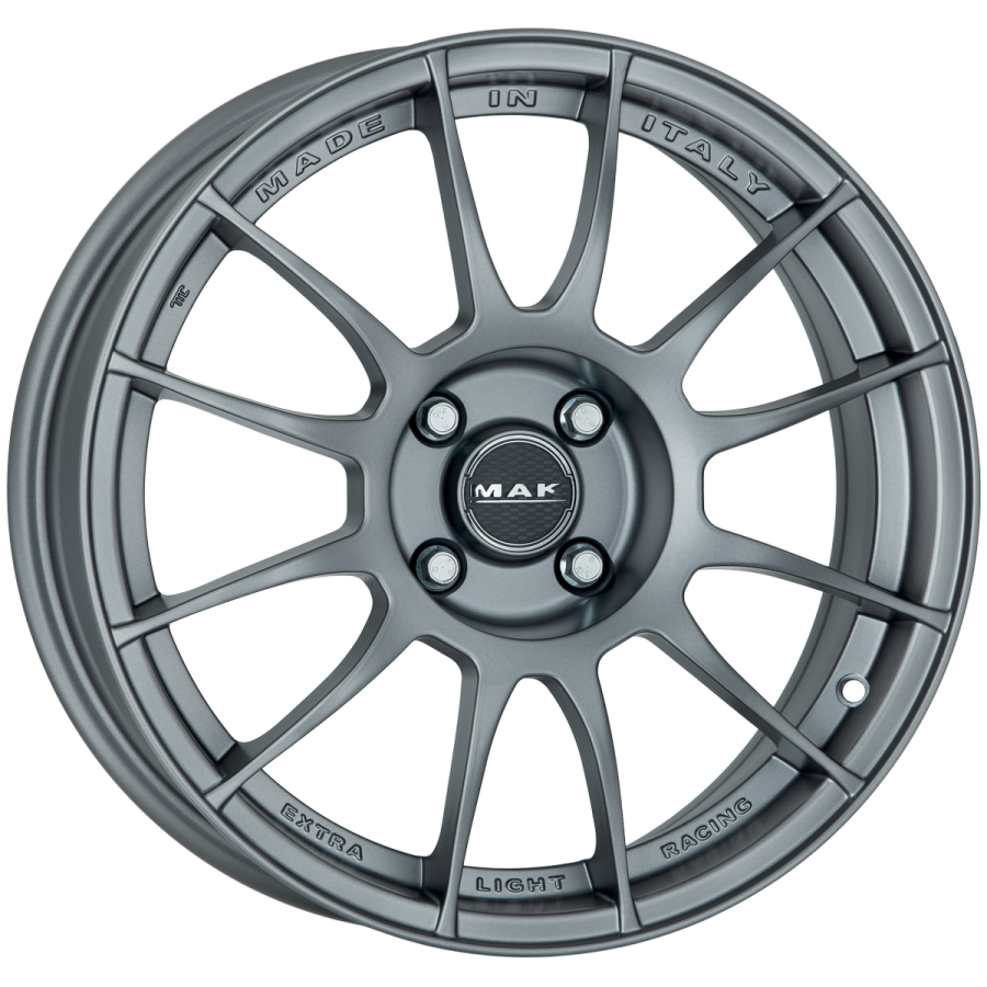Immagine laterale cerchi in lega MAK modello XLR colorazione matt graphite