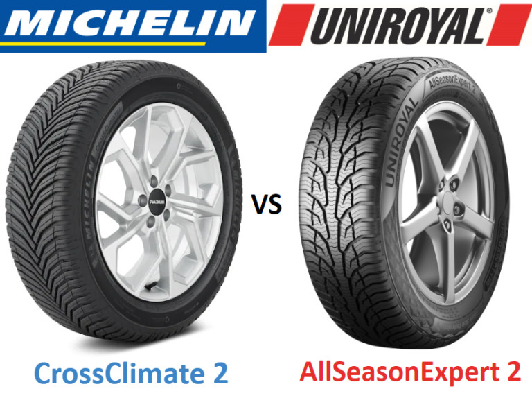 Michelin CrossClimate 2 vs Uniroyal AllSeasonExpert 2: