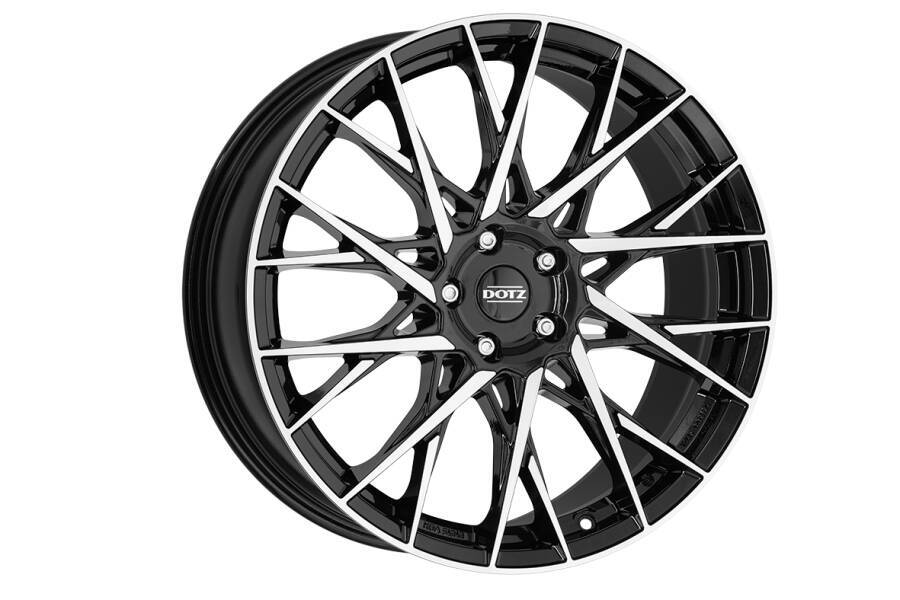 Immagine laterale cerchi in lega modello DOTZ FUJI dark