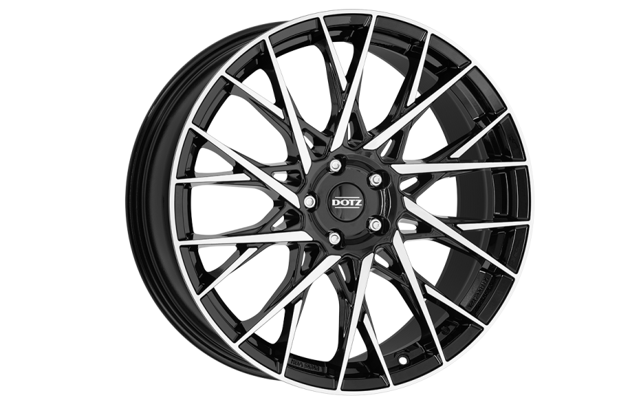 Immagine laterale cerchi in lega modello DOTZ FUJI dark