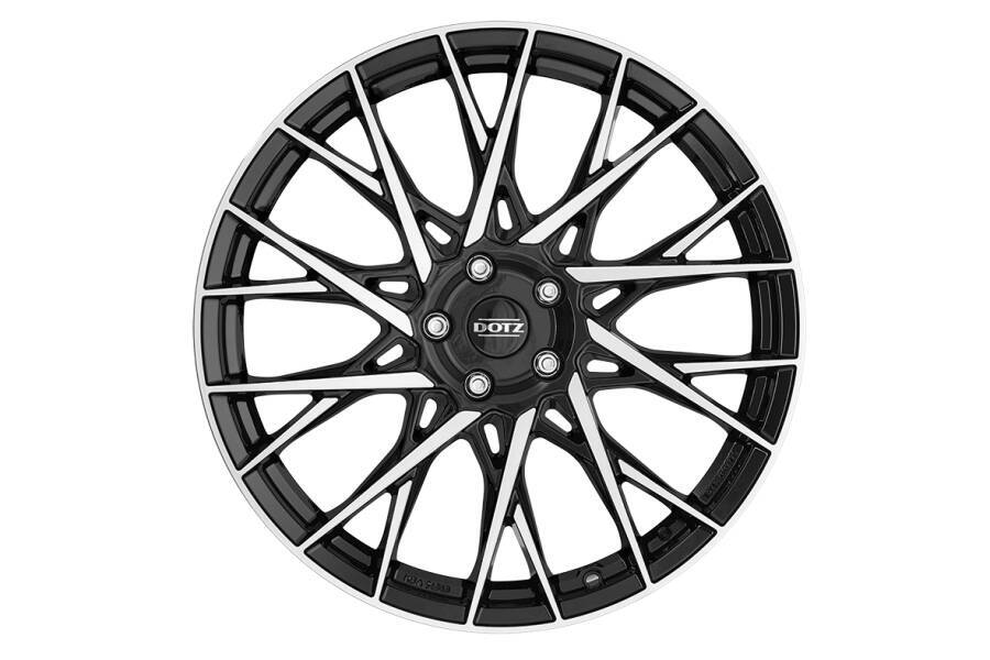 Immagine frontale cerchi in lega modello DOTZ FUJI dark