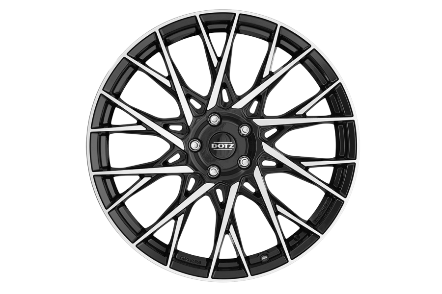Immagine frontale cerchi in lega modello DOTZ FUJI dark