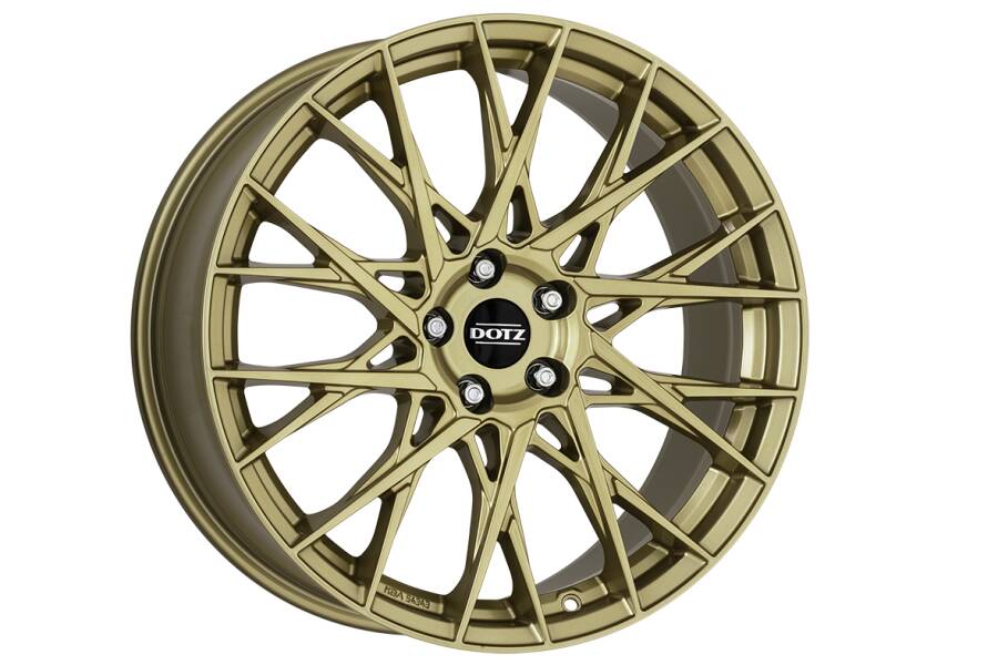 Immagine laterale cerchi in lega modello DOTZ FUJI gold