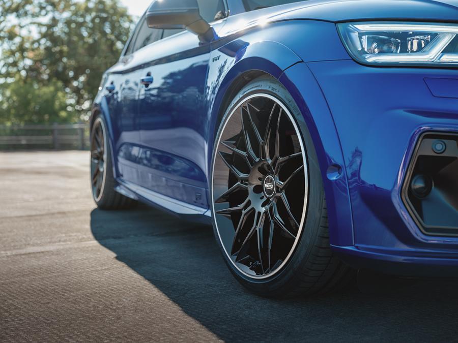 Immagine cerchio in lega DOTZ LONGBEACK dark montata su autovettura AUDI SQ5