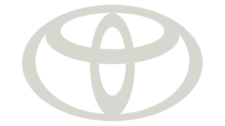 toyota logo bianco