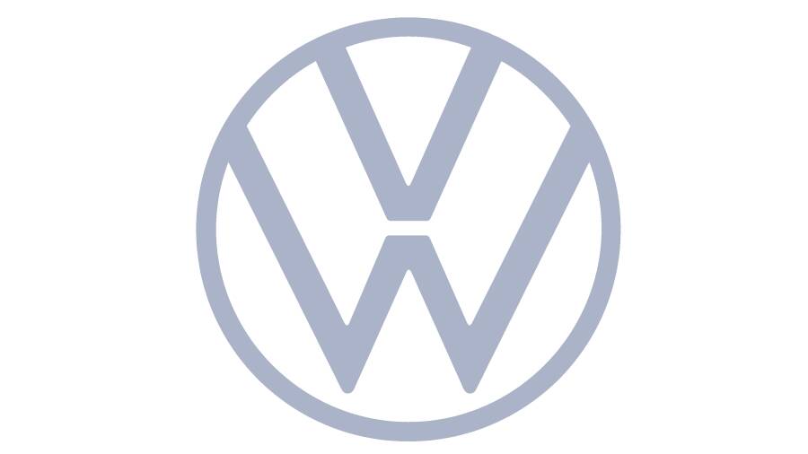 volkswagen logo bianco