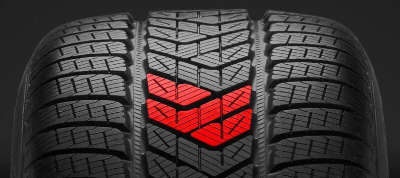 pneumatici pirelli scorpion winter profilo dello stampo