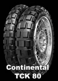 CONTINENTAL / 130/80 R17 (65 S) <b>TKC80 TWINDURO </b> / Estivo