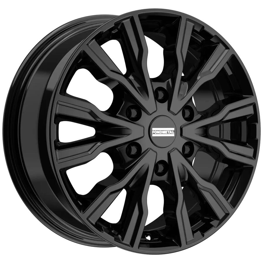 FONDMETAL / PRO2 / GLOSSY BLACK<br>7,0J17" 6X120 48 74,50