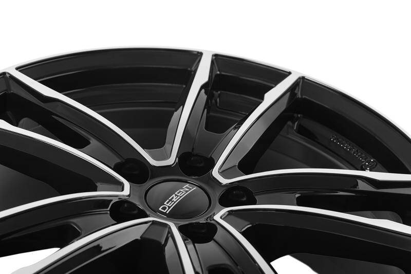 DEZENT / KF DARK / BLACK/POLISHED<br>8,0J19" 5X112 40 57,10